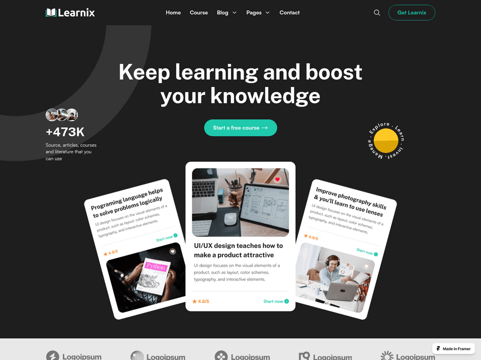 Learnix — vista 3