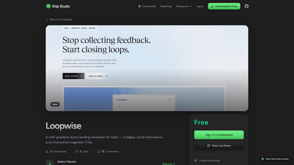 Loopwise — vista 1