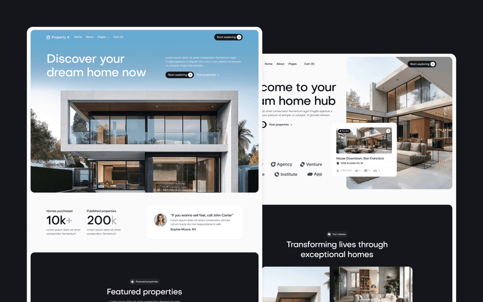 Property X — vista 1
