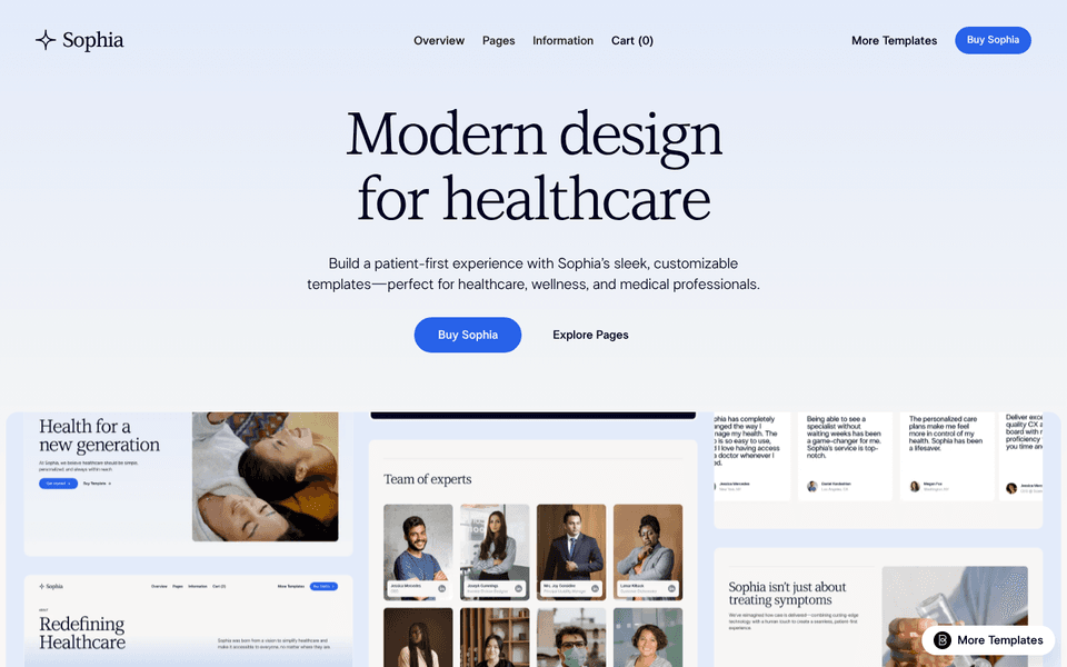 Sophia Healthcare — vista 1