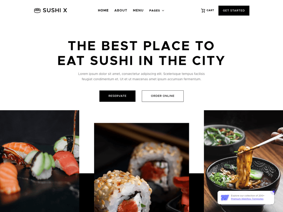 Sushi X — vista 1