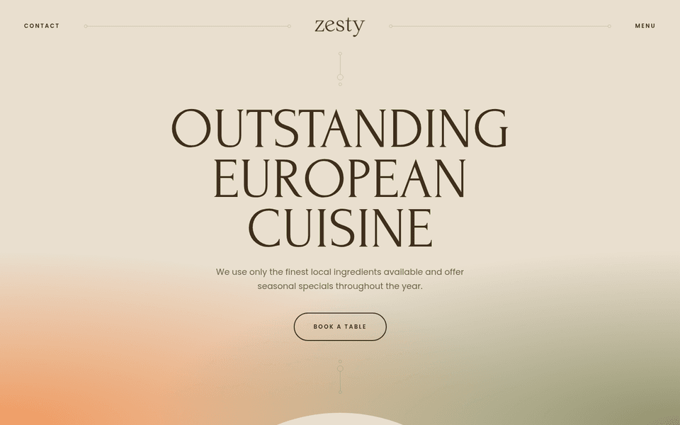 Zesty — vista 1